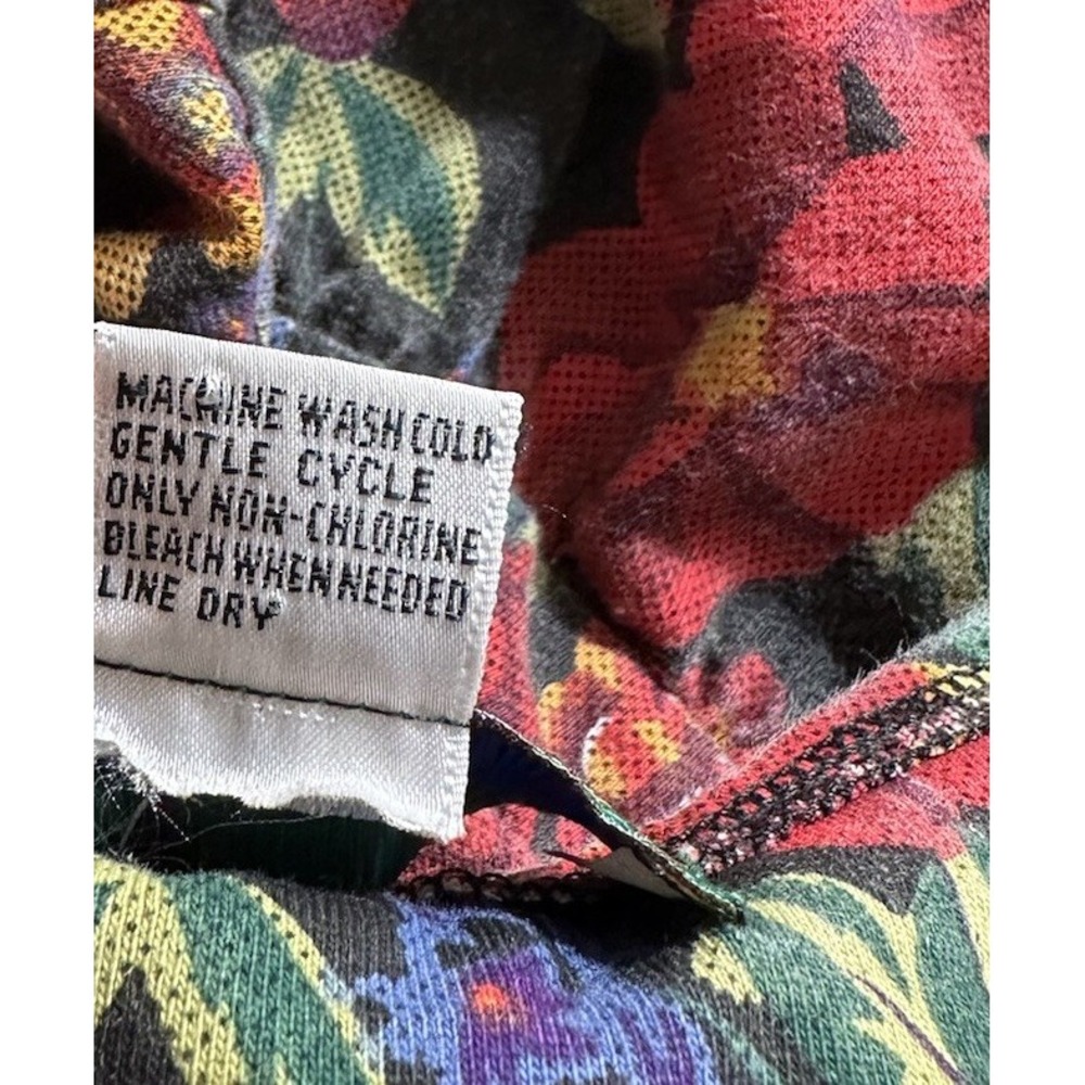 Bryn Connelly Jumper‎ Overall Dress Womens Medium Multi Color Floral Modest Maxi - Picture 8 of 9